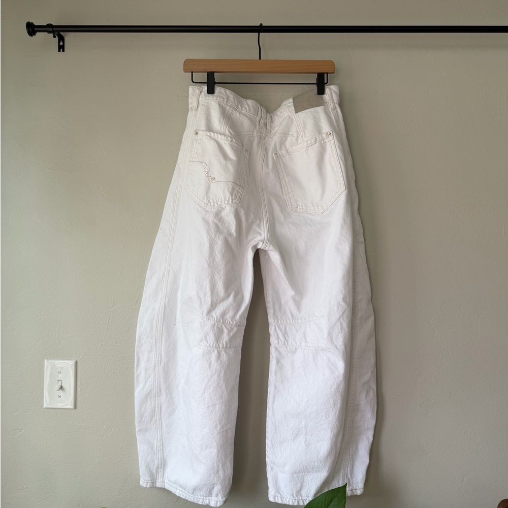Free People Good Luck Mid-Rise Barrel Jeans - Picture 6 of 6